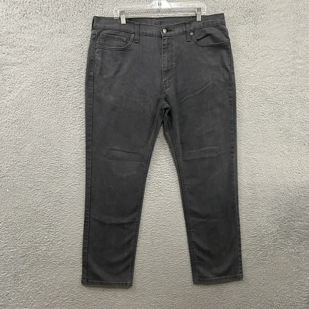 Levis Jeans Mens 38x32 Gray Denim 541‎ Athletic Fit Stretch American Red Tab